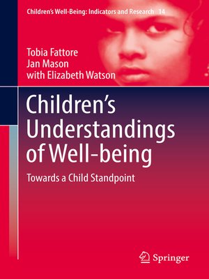 cover image of Children's Understandings of Well-being